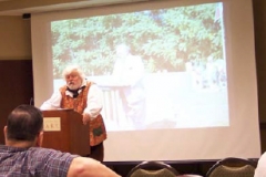 Historical interpreter Tom Turner