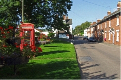 Tipton St. John Village in the Otter River Valley of Devonshire, England